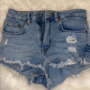 Denim shorts